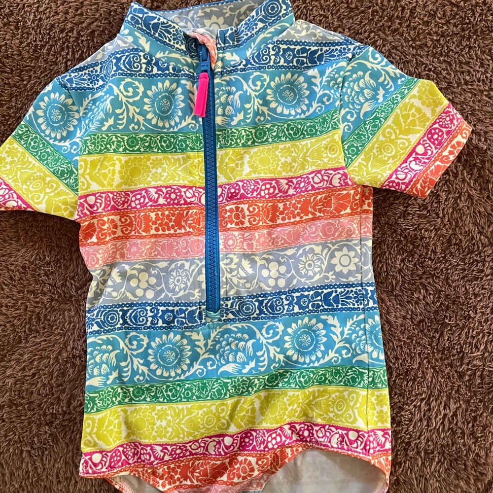 Boden Multicolor Patterned Rash Guard